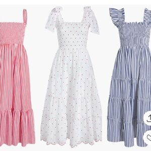 LIKE NEW HILL HOUSE ELLIE RIBBON DRESS